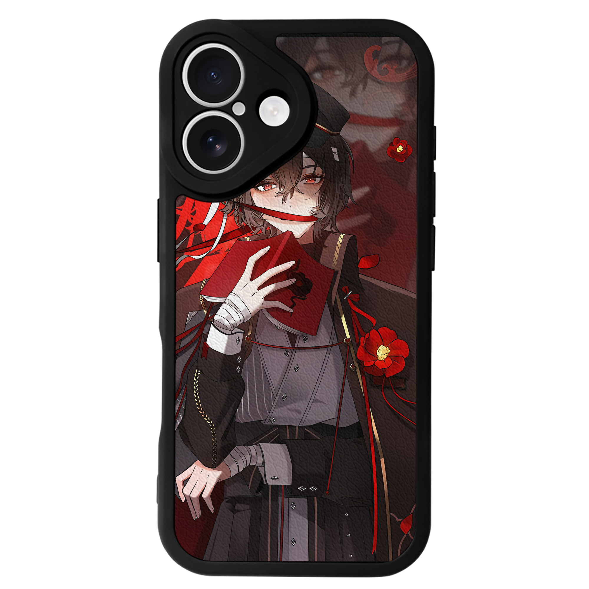 （画像用） 文豪ストレイドッグス Bungo Stray Dogs 【iPhone 16シリーズ対応】シリコンスマホケース（レザー調） 材質：シリコン